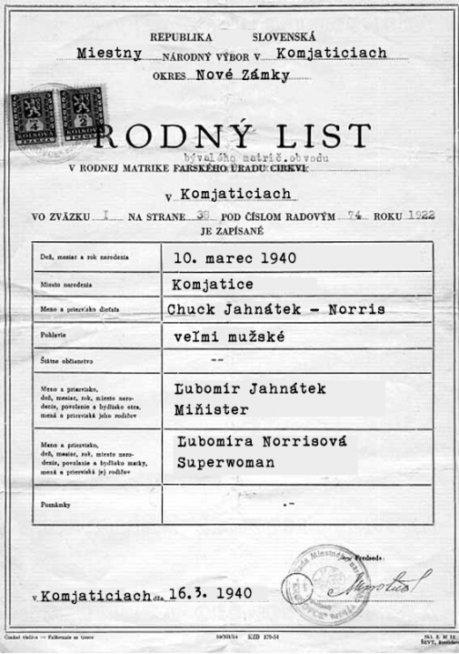 Kto všetko sa narodil v Komjaticiach